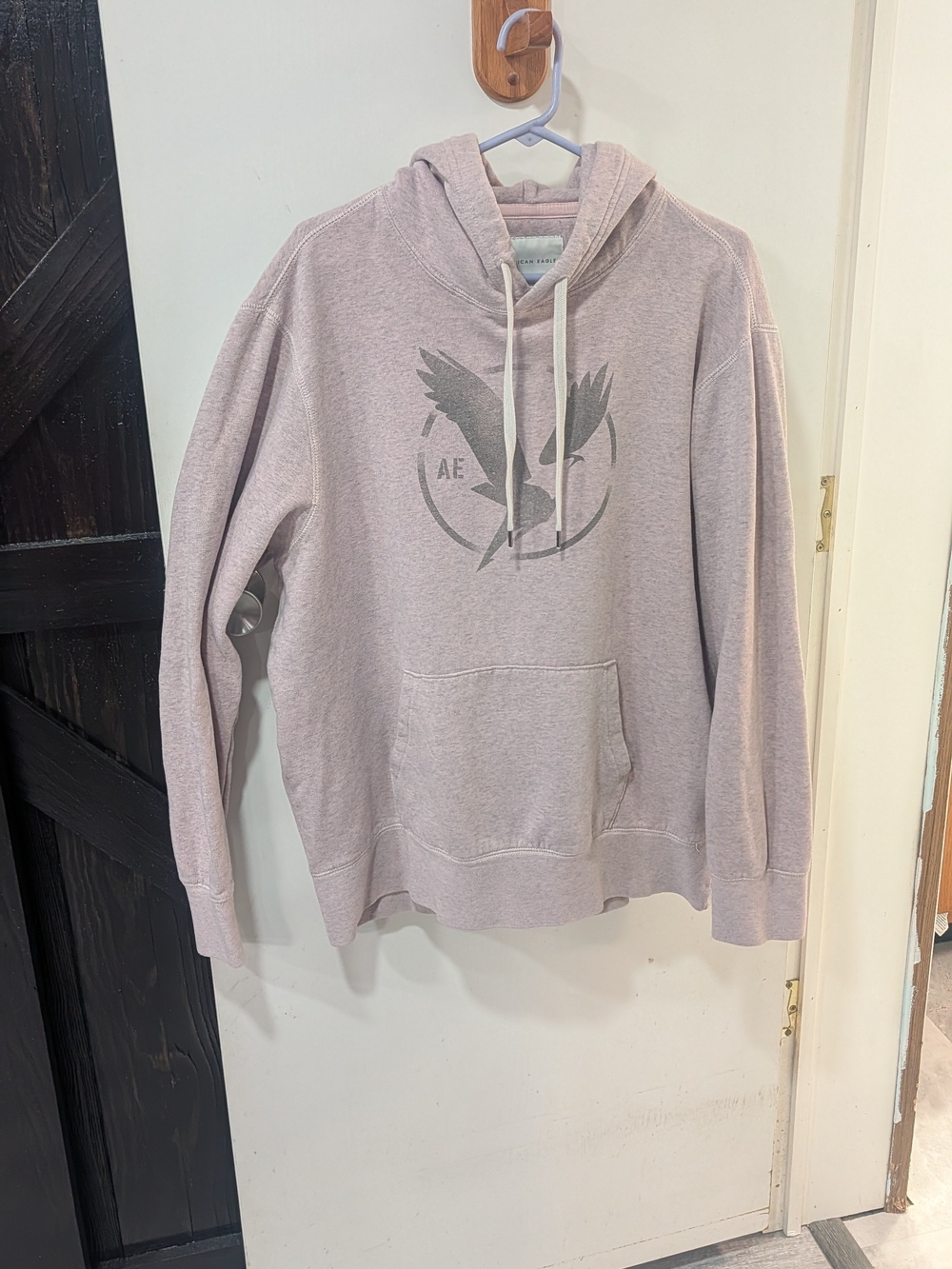 American Eagle Dusty Pink Pullover Hoodie
